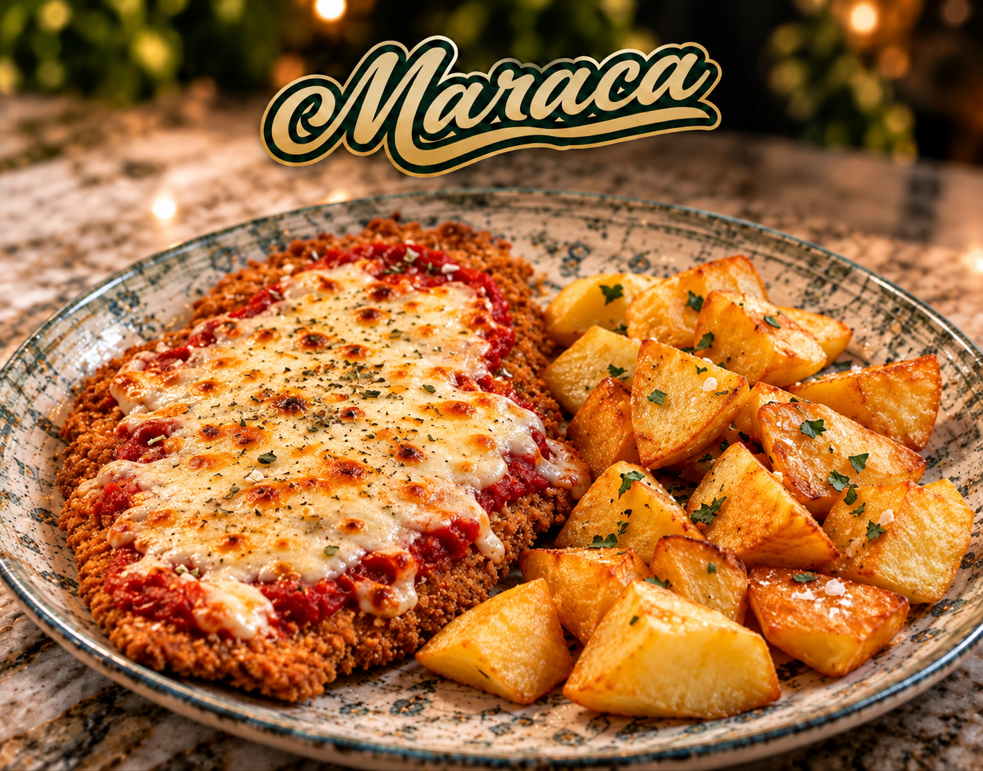 Milanesa de pollo a la napolitana