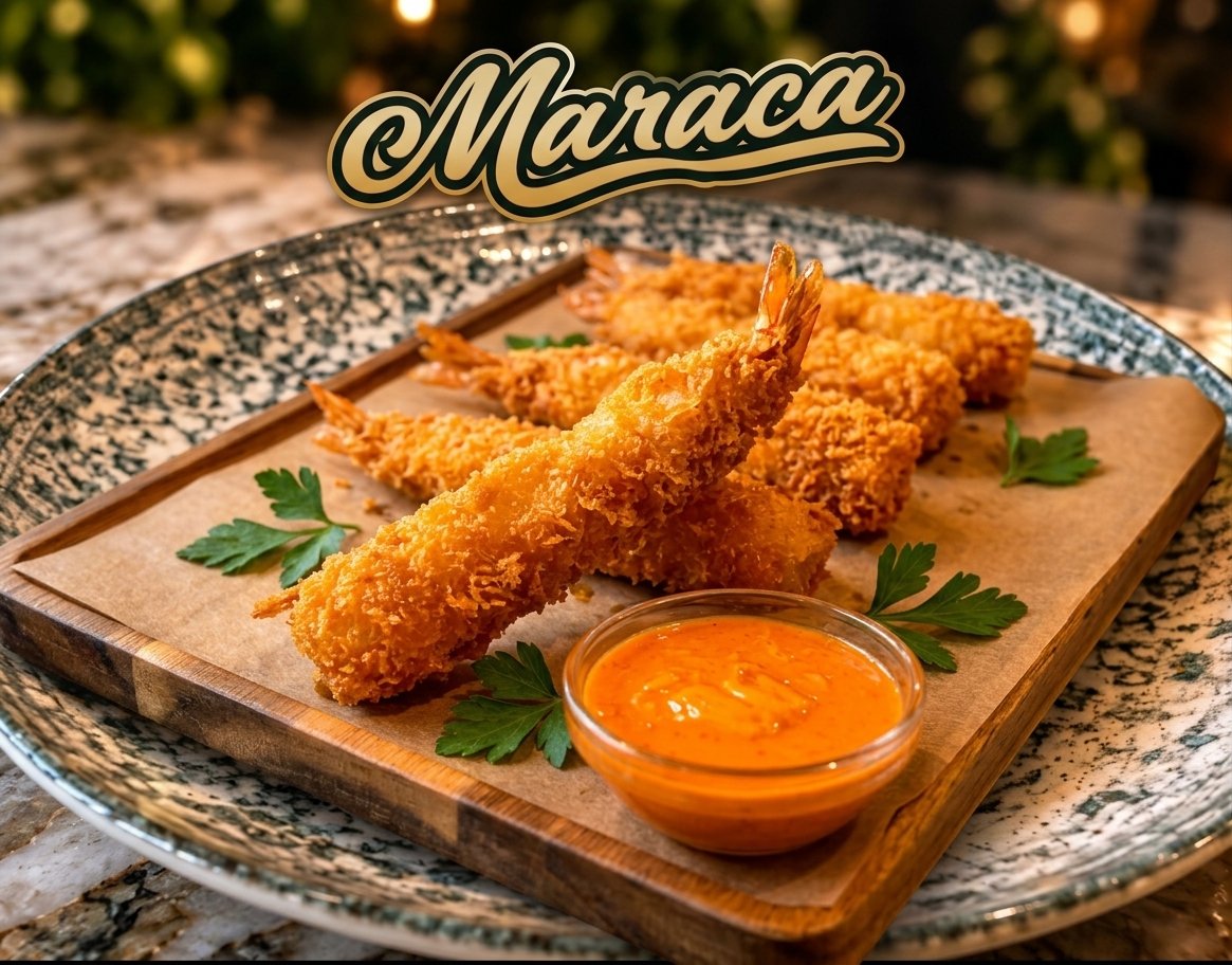 Langostinos tigre en tempura