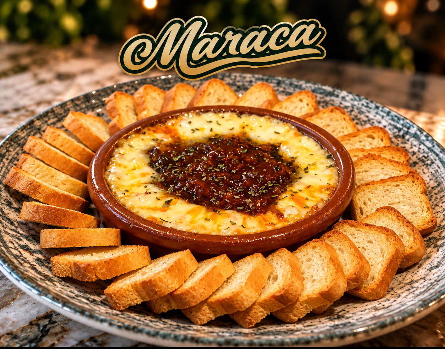 Queso provolone gratinado